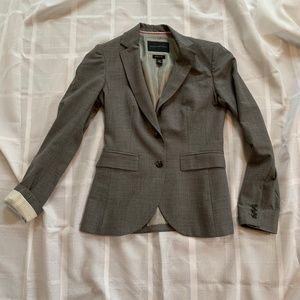 Banana Republic Gray Wool Blazer